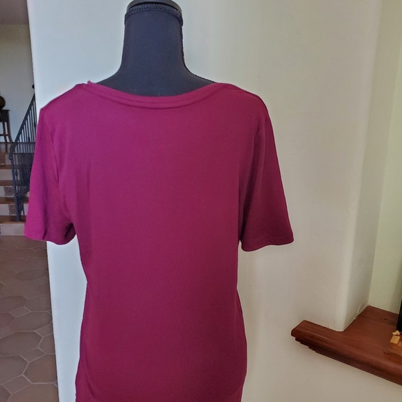 A New Day T-shirts Burgundy, Gray & White (3) - Picture 2 of 12